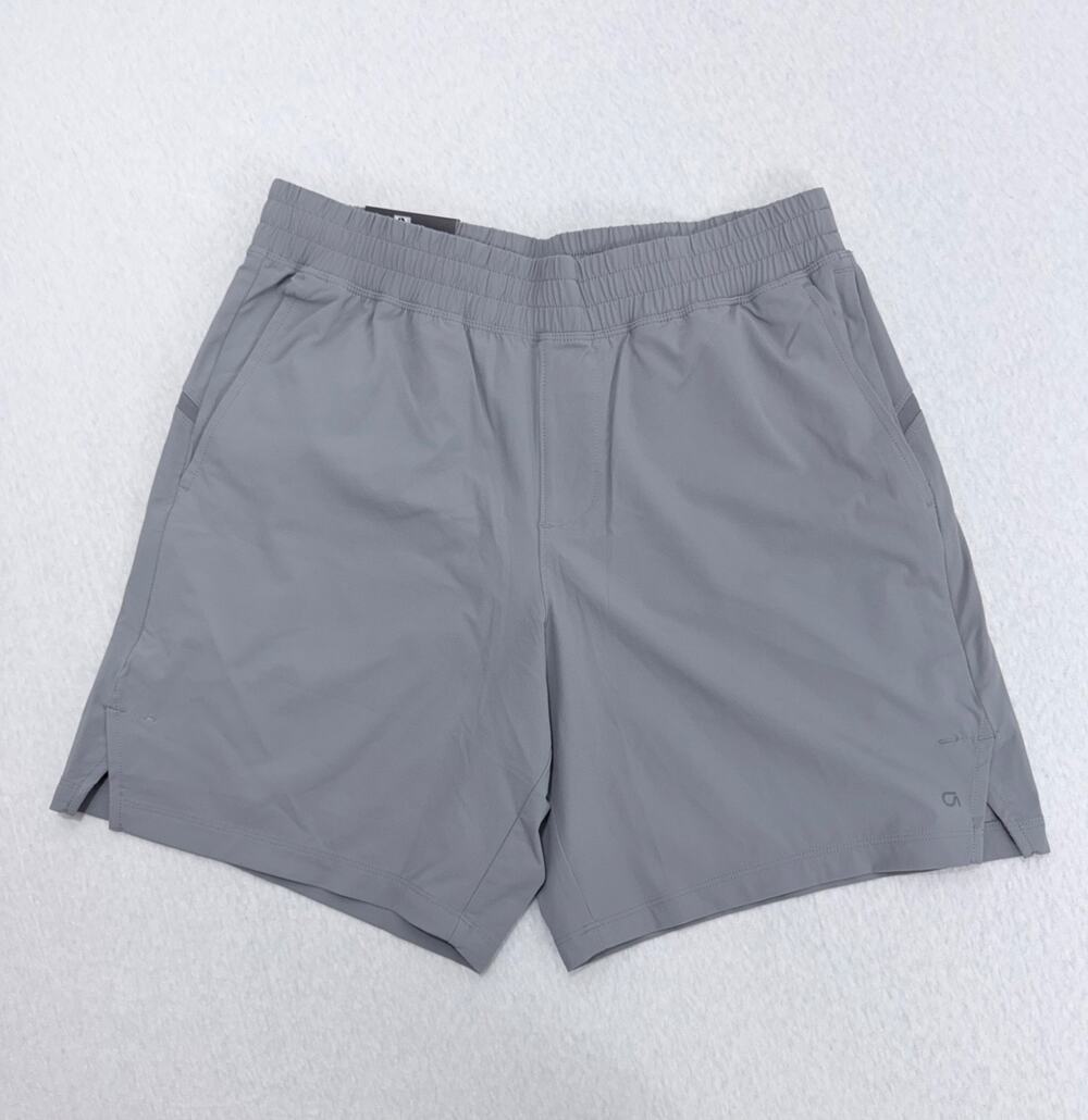 GapFit Men's Lightweight Moisture Wicking Active Short Size S Gray